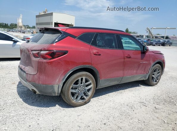 3GNKBHR45NS123730 2022 CHEVROLET BLAZER Red Задня права чверть