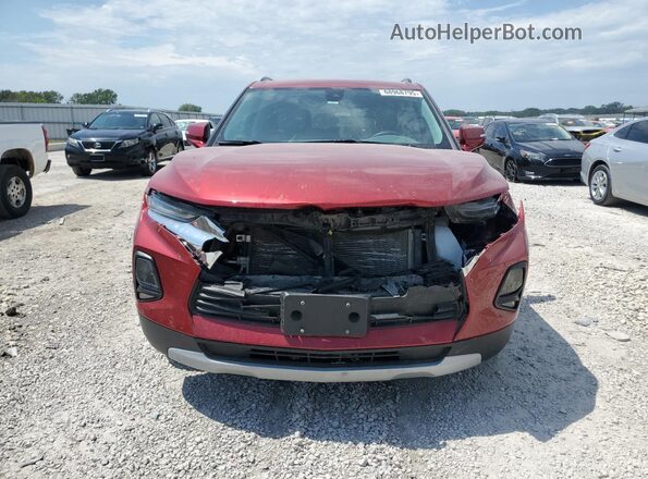 3GNKBHR45NS123730 2022 CHEVROLET BLAZER Red Вид спереду