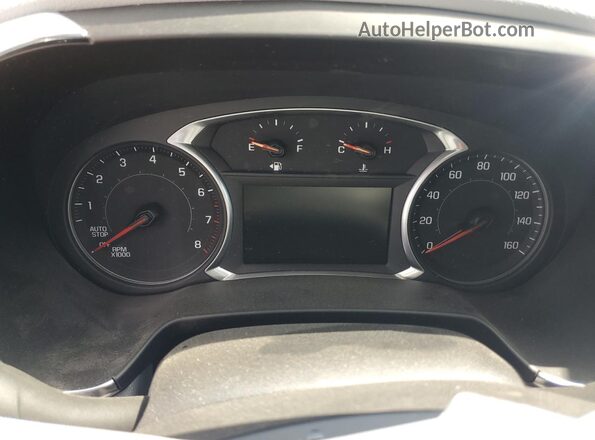 3GNKBHR45NS123730 2022 CHEVROLET BLAZER Red Вид щитка приладів