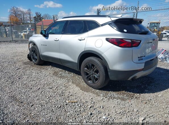 3GNKBHR48MS583933 2021 CHEVROLET BLAZER Silver Rear left