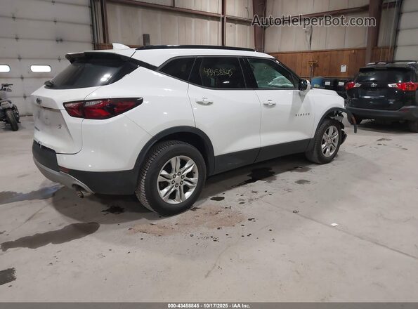 3GNKBHR49MS506214 2021 CHEVROLET BLAZER White Trasero derecho