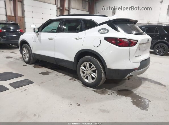 3GNKBHR49MS506214 2021 CHEVROLET BLAZER White Trasero izquierdo