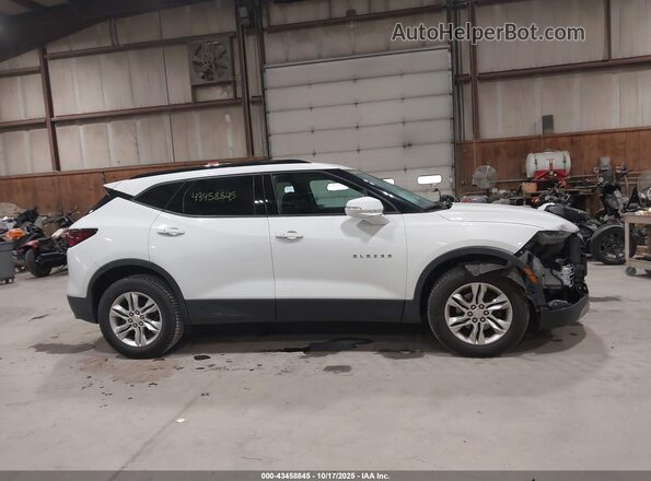 3GNKBHR49MS506214 2021 CHEVROLET BLAZER White Vista interior trasera