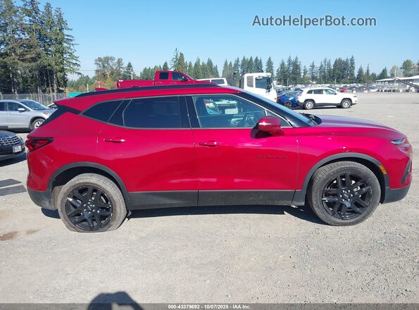 3GNKBHRS4LS557620 2020 CHEVROLET BLAZER Red 360 interior view