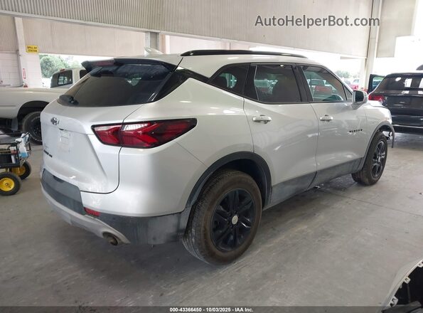 3GNKBHRS6LS646203 2020 CHEVROLET BLAZER Silver Trasero derecho
