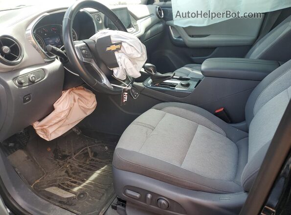 3GNKBHRSXLS623121 2020 CHEVROLET BLAZER Black წინა სალონის ხედი