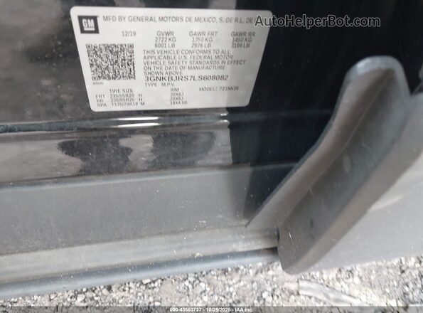 3GNKBJRS7LS608082 2020 CHEVROLET BLAZER Black Vista del compartimento del motor