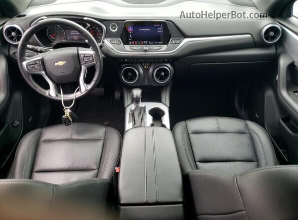 3GNKBJRSXNS201165 2022 CHEVROLET BLAZER Угольный Вид панели приборов