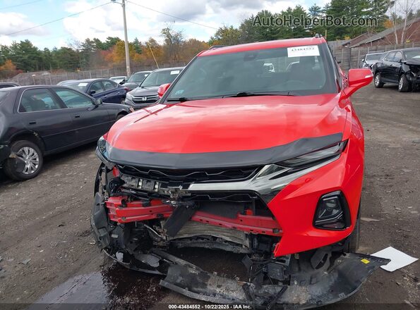 3GNKBKRS1LS605572 2020 CHEVROLET BLAZER Red Widok zestawu wskaźników