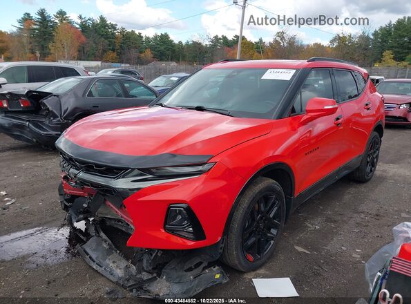 3GNKBKRS1LS605572 2020 CHEVROLET BLAZER Red Przód lewy