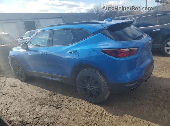 3GNKBKRS1LS708152 2020 CHEVROLET BLAZER Blue Trasero izquierdo