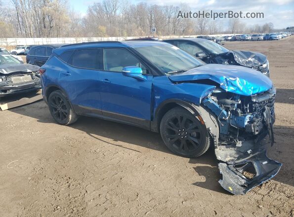 3GNKBKRS1LS708152 2020 CHEVROLET BLAZER Blue Delantero derecho