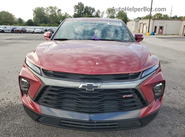 3GNKBKRS6SS163970 2025 CHEVROLET BLAZER Maroon Դիմացի տեսք
