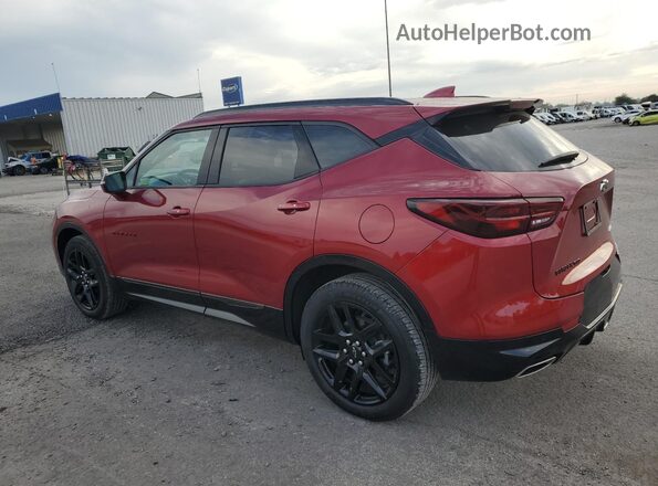 3GNKBKRS6SS163970 2025 CHEVROLET BLAZER Maroon Հետևի ձախ