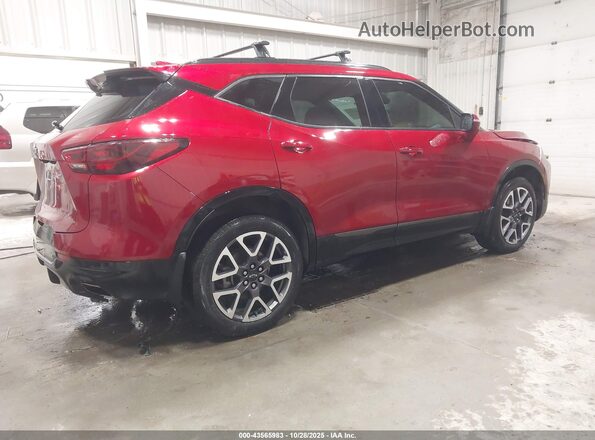 3GNKBKRS8RS124839 2024 CHEVROLET BLAZER Red Tył prawy