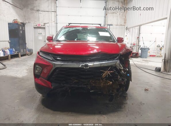 3GNKBKRS8RS124839 2024 CHEVROLET BLAZER Red Widok wnętrza z tyłu