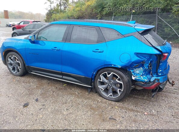3GNKBKRSXLS546425 2020 CHEVROLET BLAZER Blue Tył lewy