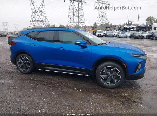 3GNKBKRSXLS546425 2020 CHEVROLET BLAZER Blue Widok wnętrza 360 stopni