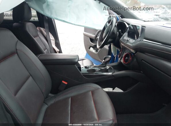 3GNKBKRSXLS546425 2020 CHEVROLET BLAZER Blue Widok wnętrza z przodu