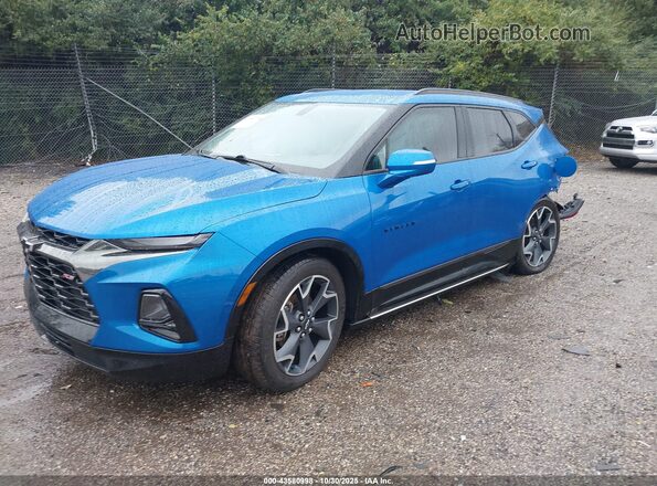 3GNKBKRSXLS546425 2020 CHEVROLET BLAZER Blue Przód lewy
