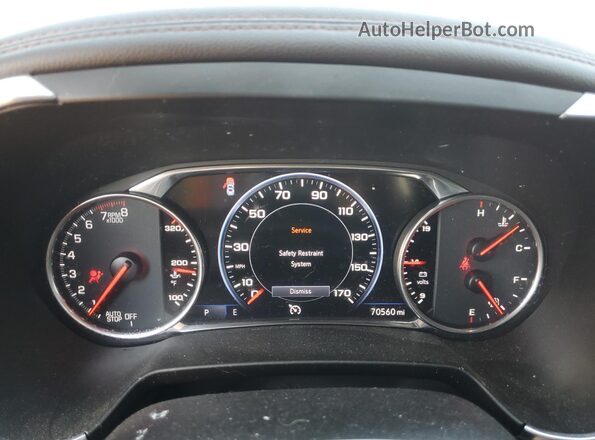 3GNKBLRS4LS568619 2020 CHEVROLET BLAZER Черный Вид щитка приборов