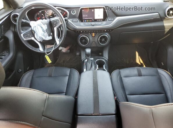 3GNKBLRS4LS568619 2020 CHEVROLET BLAZER Черный Вид панели приборов