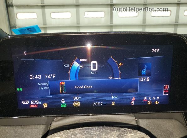 3GNKDBRJ7RS192406 2024 CHEVROLET BLAZER Silver Vista del cuadro de instrumentos