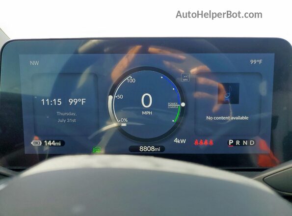 3GPKHXRJ7RS528564 2024 HONDA PROLOGUE White Вид щитка приладів