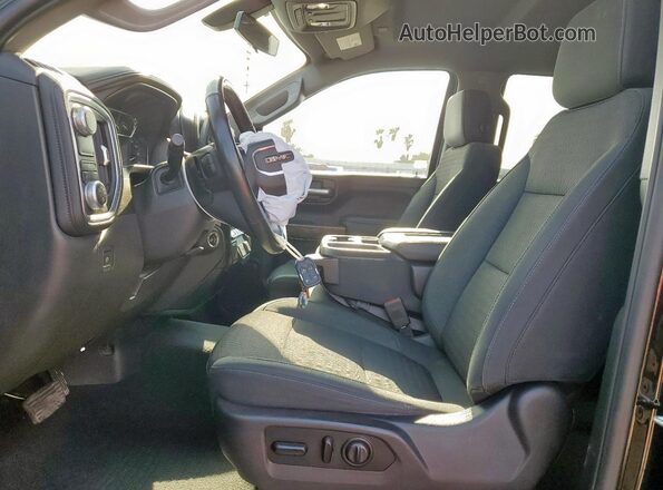 3GTP8BED8LG118666 2020 GMC SIERRA Black Вид салону спереду