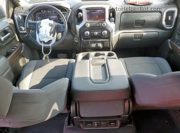 3GTP8BED8LG118666 2020 GMC SIERRA Black Вид панелі приладів
