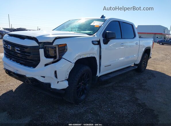 3GTPHCED6RG268645 2024 GMC SIERRA White წინა მარცხენა ხედი სამი მეოთხედიდან