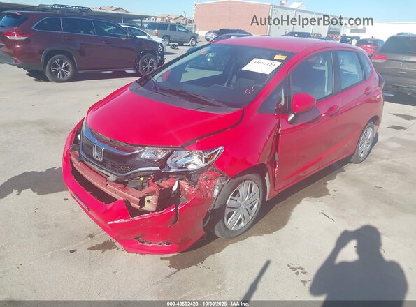 3HGGK5H40LM720107 2020 HONDA FIT Красный Передняя левая четверть