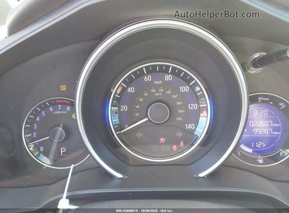 3HGGK5H41LM720696 2020 HONDA FIT Blue Vista de los asientos traseros