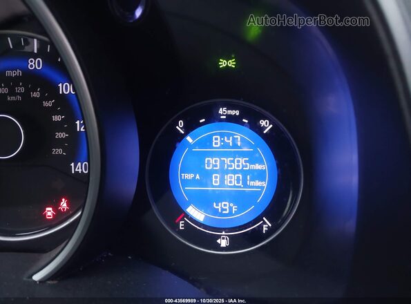 3HGGK5H47LM732836 2020 HONDA FIT Black 