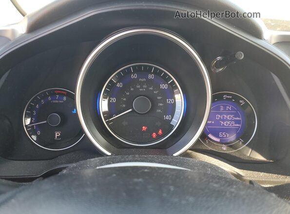 3HGGK5H49LM701894 2020 HONDA FIT Charcoal Instrument cluster view
