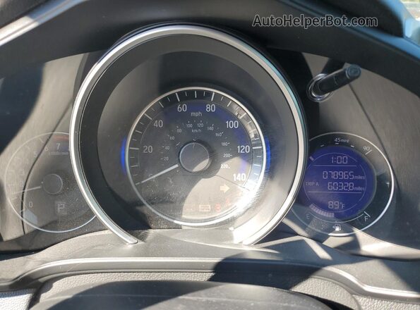3HGGK5H49LM716041 2020 HONDA FIT Синий Вид щитка приборов