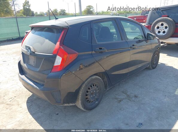 3HGGK5H50HM712184 2017 HONDA FIT Black Tył prawy