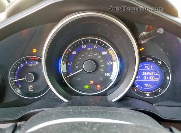 3HGGK5H65LM719925 2020 HONDA FIT Orange Vista del cuadro de instrumentos