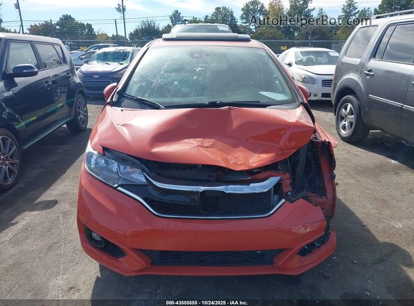 3HGGK5H89LM716639 2020 HONDA FIT Orange Вид щитка приладів
