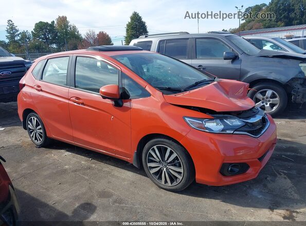 3HGGK5H89LM716639 2020 HONDA FIT Orange Вид задньої частини салону