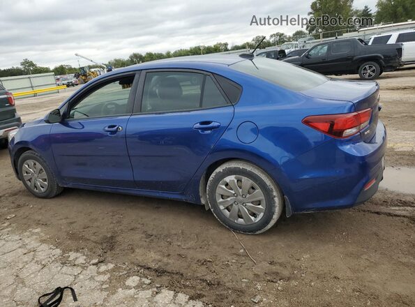 3KPA24AB1KE179746 2019 KIA RIO Blue Trasero izquierdo