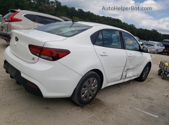 3KPA24AB2KE203780 2019 KIA RIO White Задня права чверть