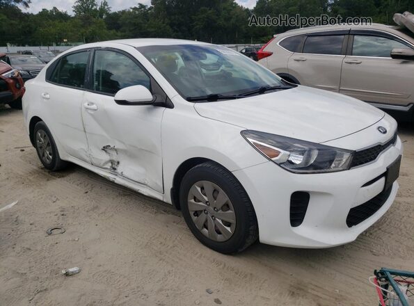 3KPA24AB2KE203780 2019 KIA RIO White Передня права чверть