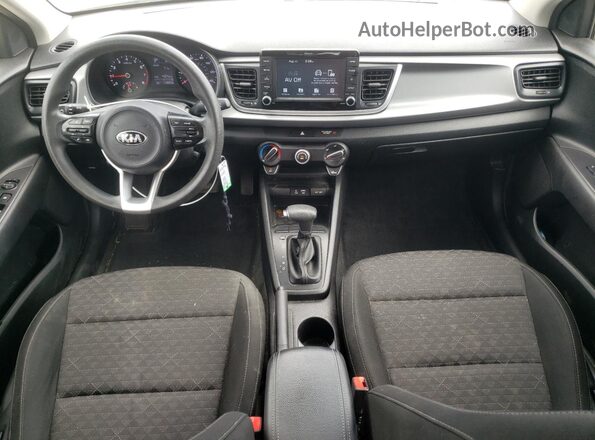 3KPA24AB2KE203780 2019 KIA RIO White Вид панелі приладів
