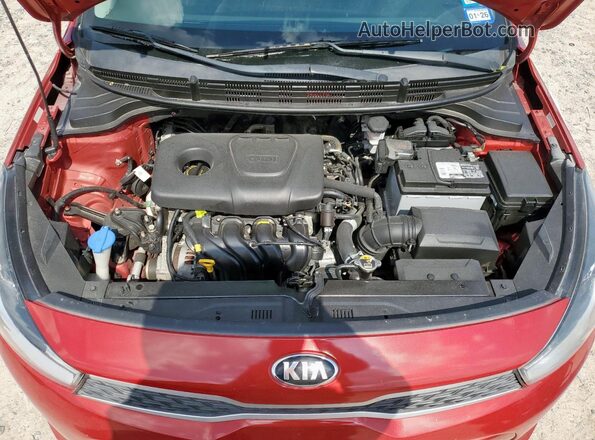 3KPA24AB4KE166912 2019 KIA RIO Red Widok wnętrza z tyłu
