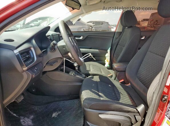 3KPA24AB4KE166912 2019 KIA RIO Red Widok wnętrza z przodu