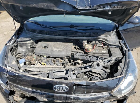 3KPA24AB5KE251919 2019 KIA RIO Black უკანა სალონის ხედი