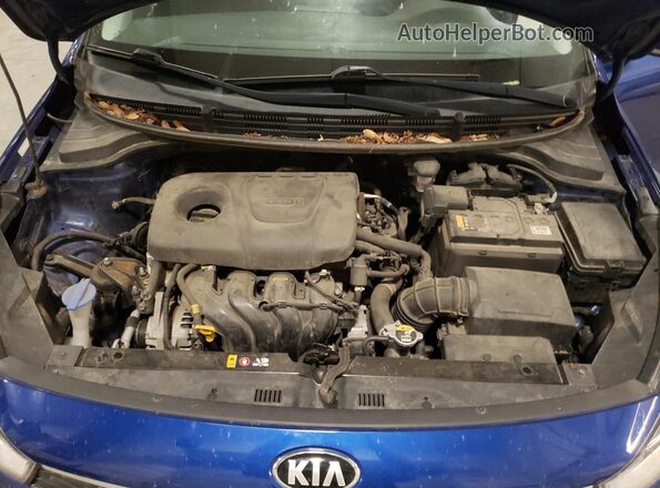 3KPA24AB7KE227007 2019 KIA RIO Blue Вид задньої частини салону