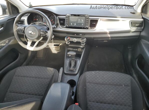 3KPA24AD0LE317991 2020 KIA RIO Gray Dashboard view