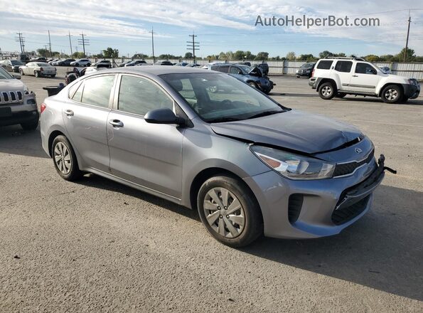 3KPA24AD0LE317991 2020 KIA RIO Gray Front right
